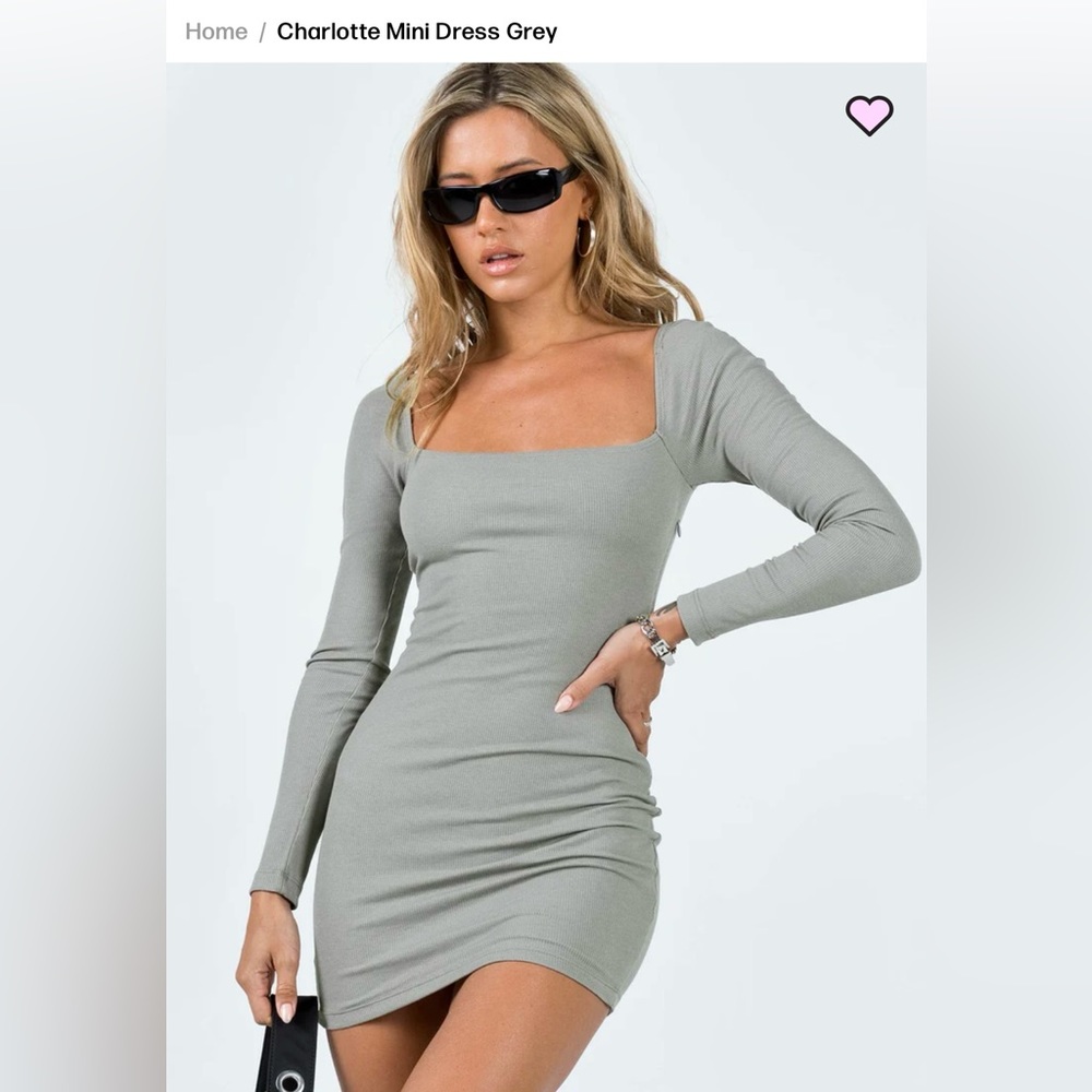 Gray Charlotte dress in size 2